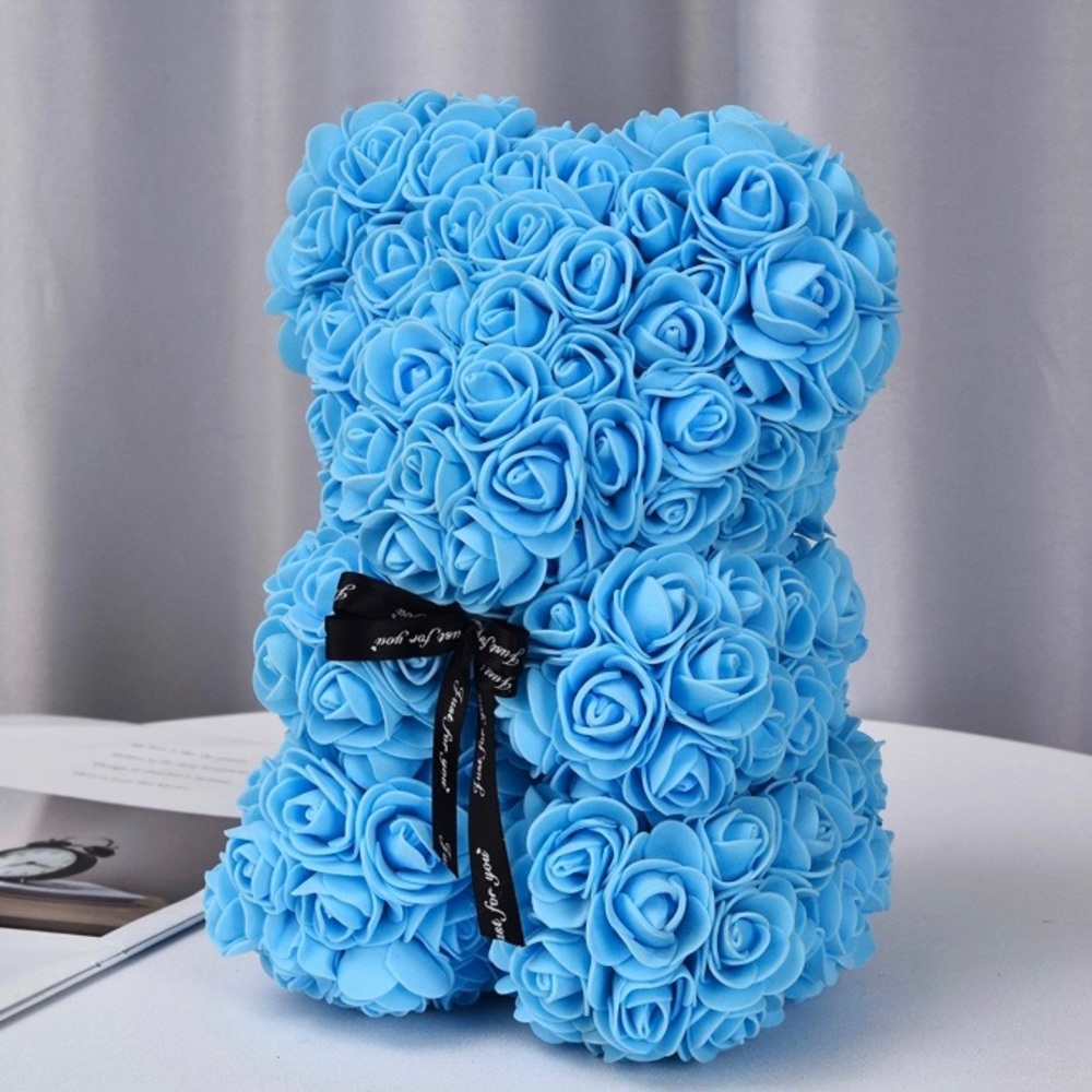 styrofoam rose teddybear 🥰